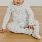 Zip-Up Footie Pajama - Haze