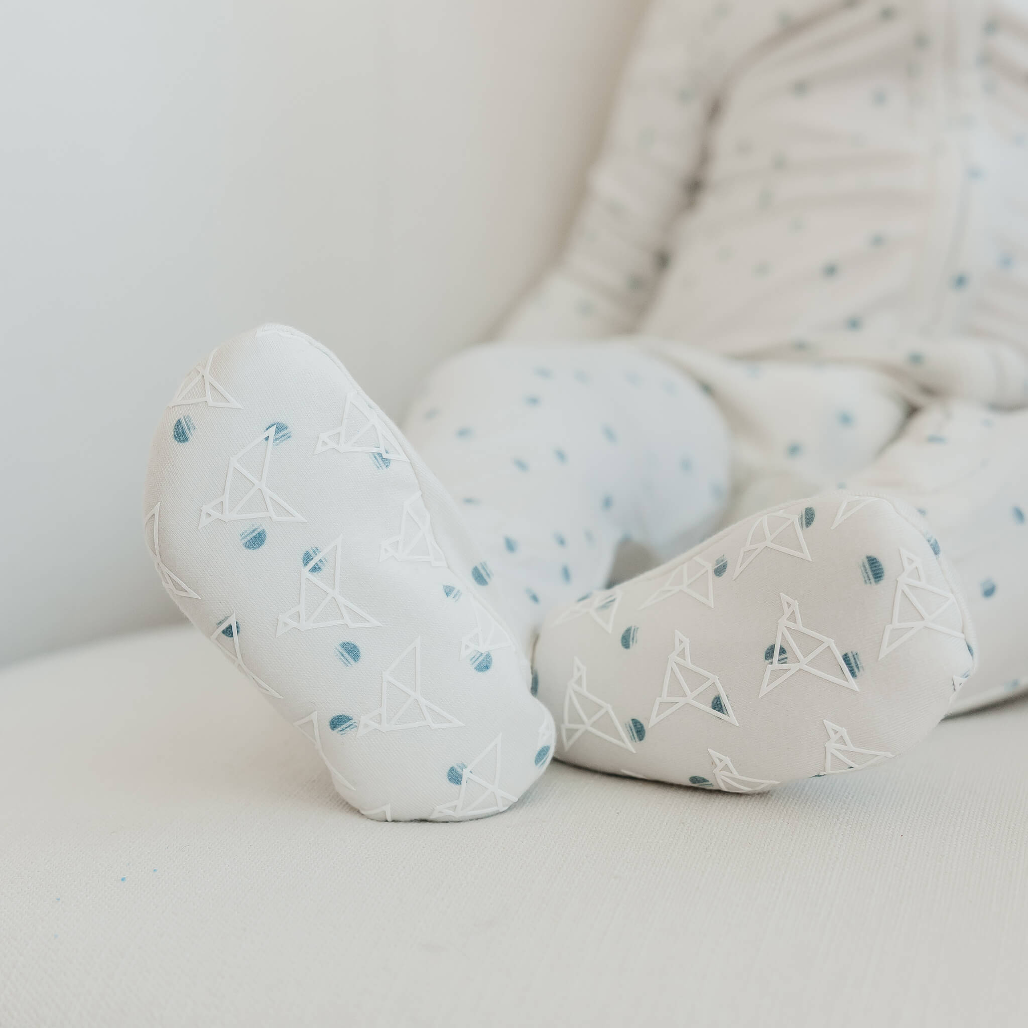 Zip-Up Footie Pajama - Haze