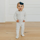 Zip-Up Footie Pajama - Haze