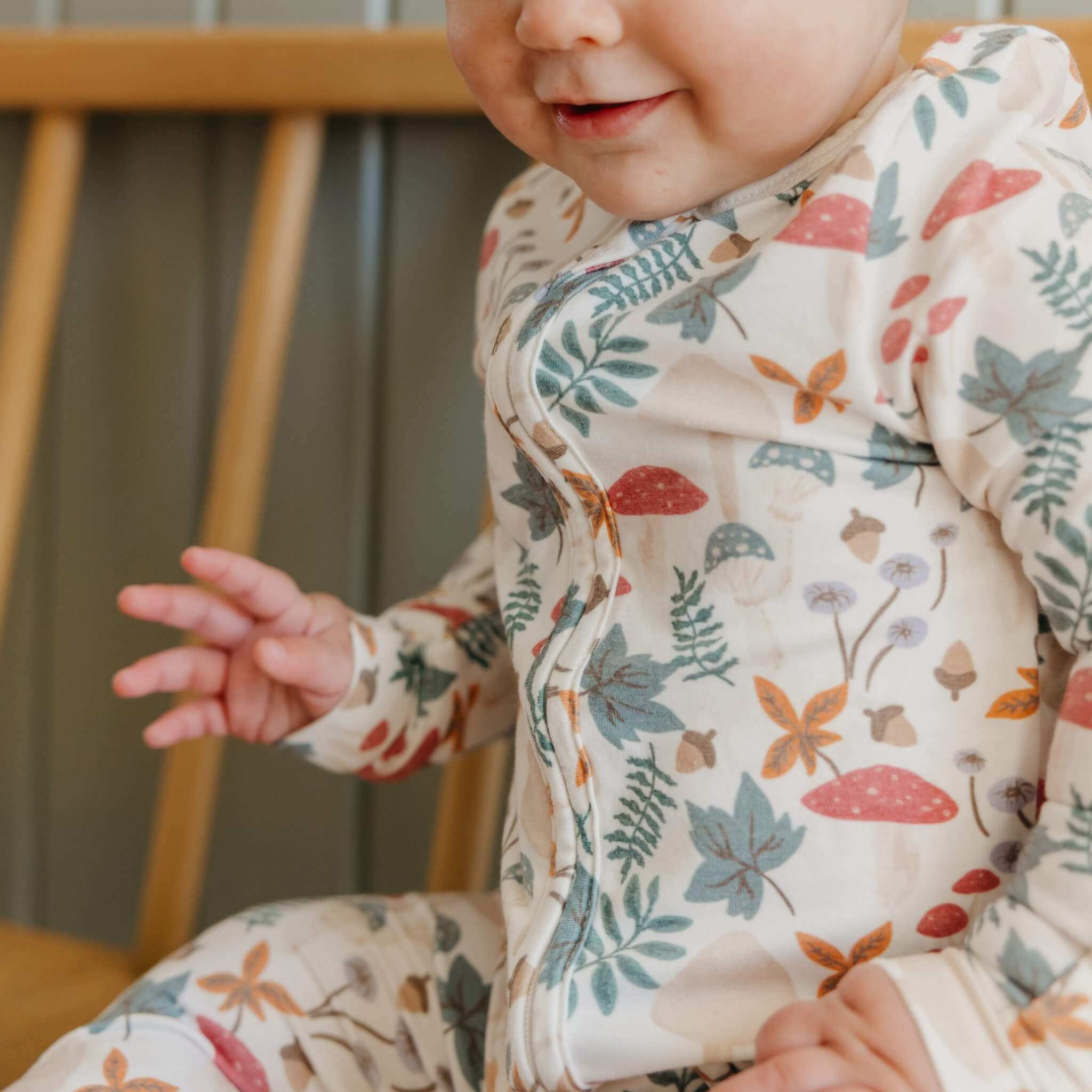 Zip-Up Footie Pajama - Ivy