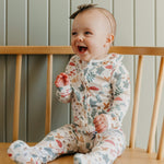 Zip-Up Footie Pajama - Ivy