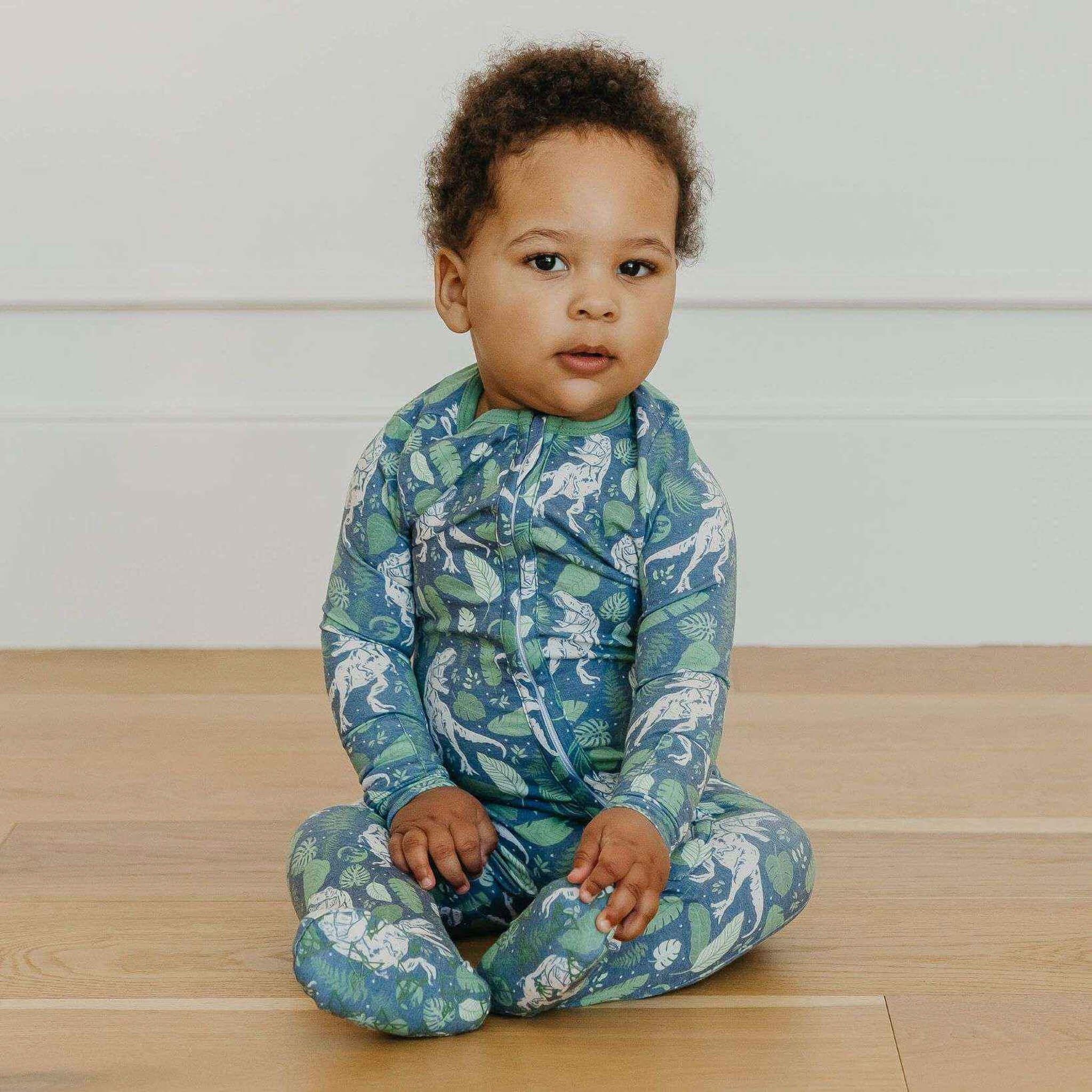 Zip-Up Footie Pajama - Jurassic Park