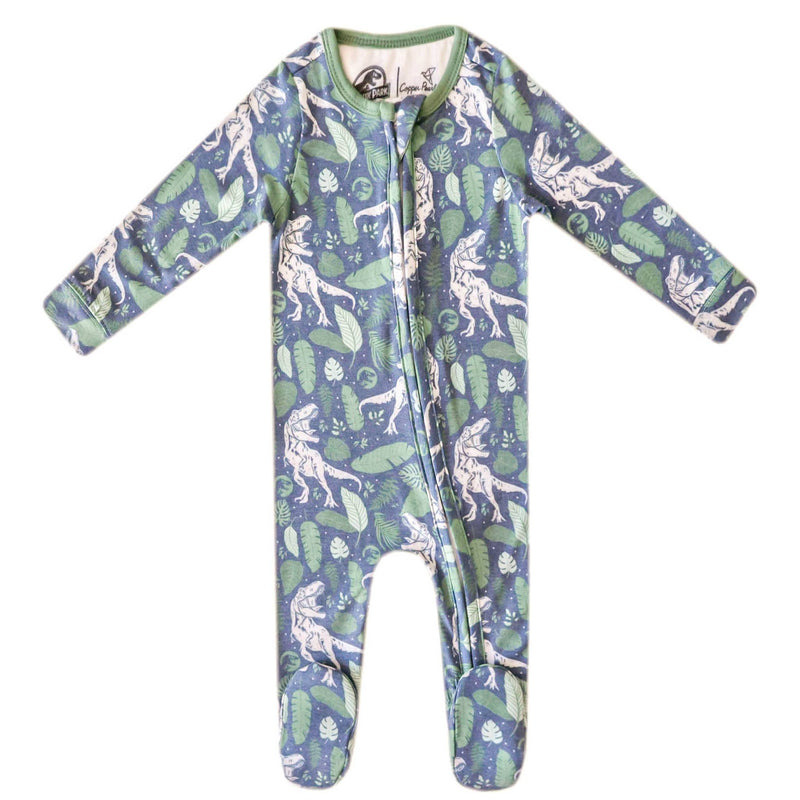 Zip-Up Footie Pajama - Jurassic Park