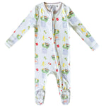 Zip-Up Footie Pajama - Oscar the Grouch