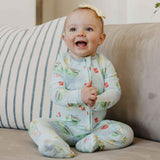 Zip-Up Footie Pajama - Oscar the Grouch