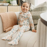 Zip-Up Footie Pajama Set - Autumn