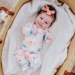 Zip Up Footie Pajama Set - Bloom