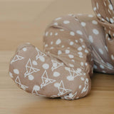 Zip Up Footie Pajama - Fawn