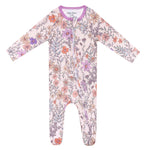 Zip Up Footie Pajama Set - Flora