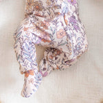 Zip Up Footie Pajama Set - Flora