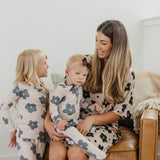 Zip Up Footie Pajama Set - Gemma in Tan