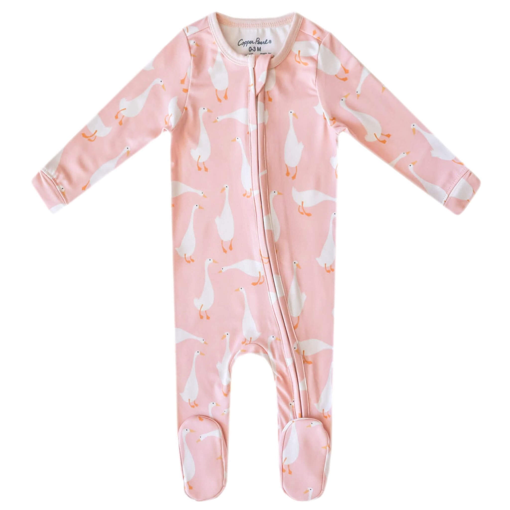Zip Up Footie Pajama Set - Goosie