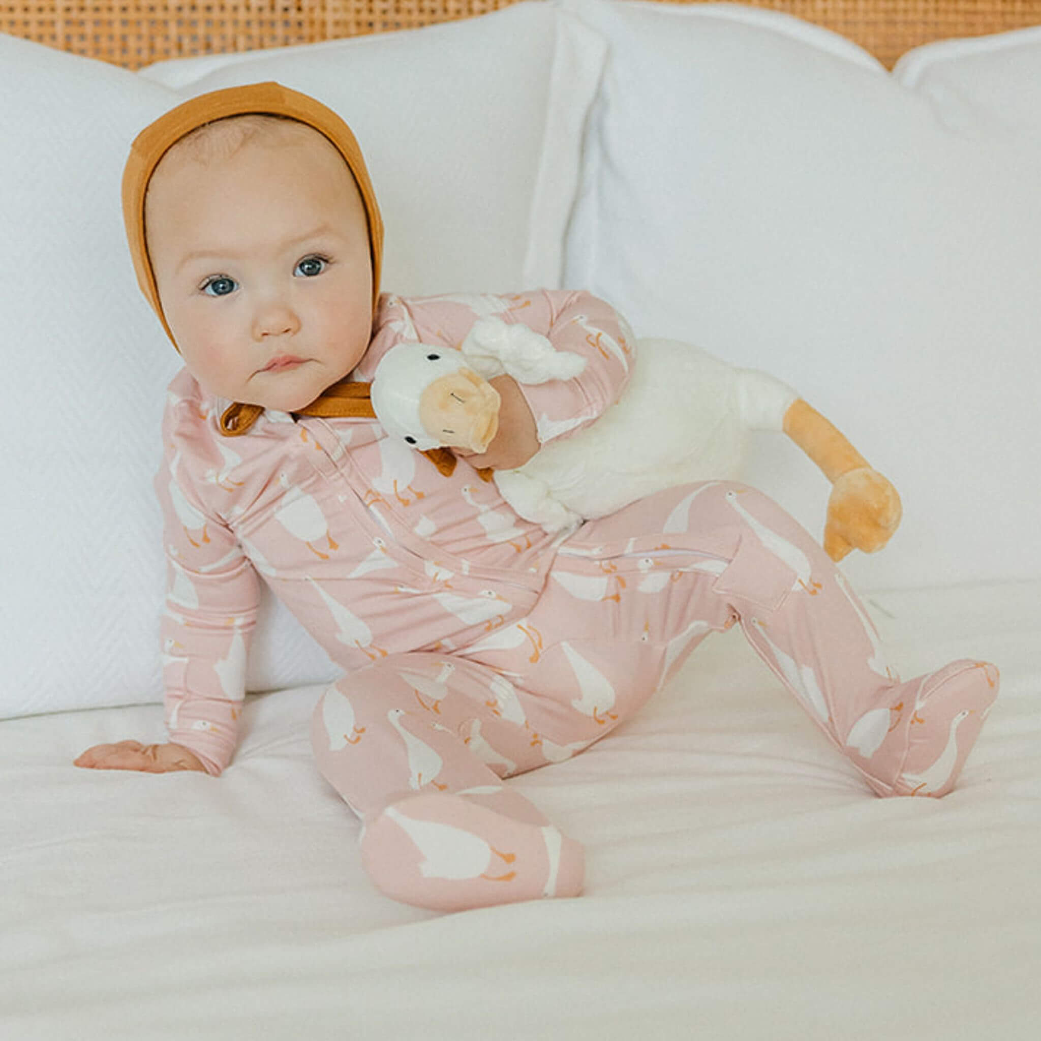 Zip Up Footie Pajama Set - Goosie