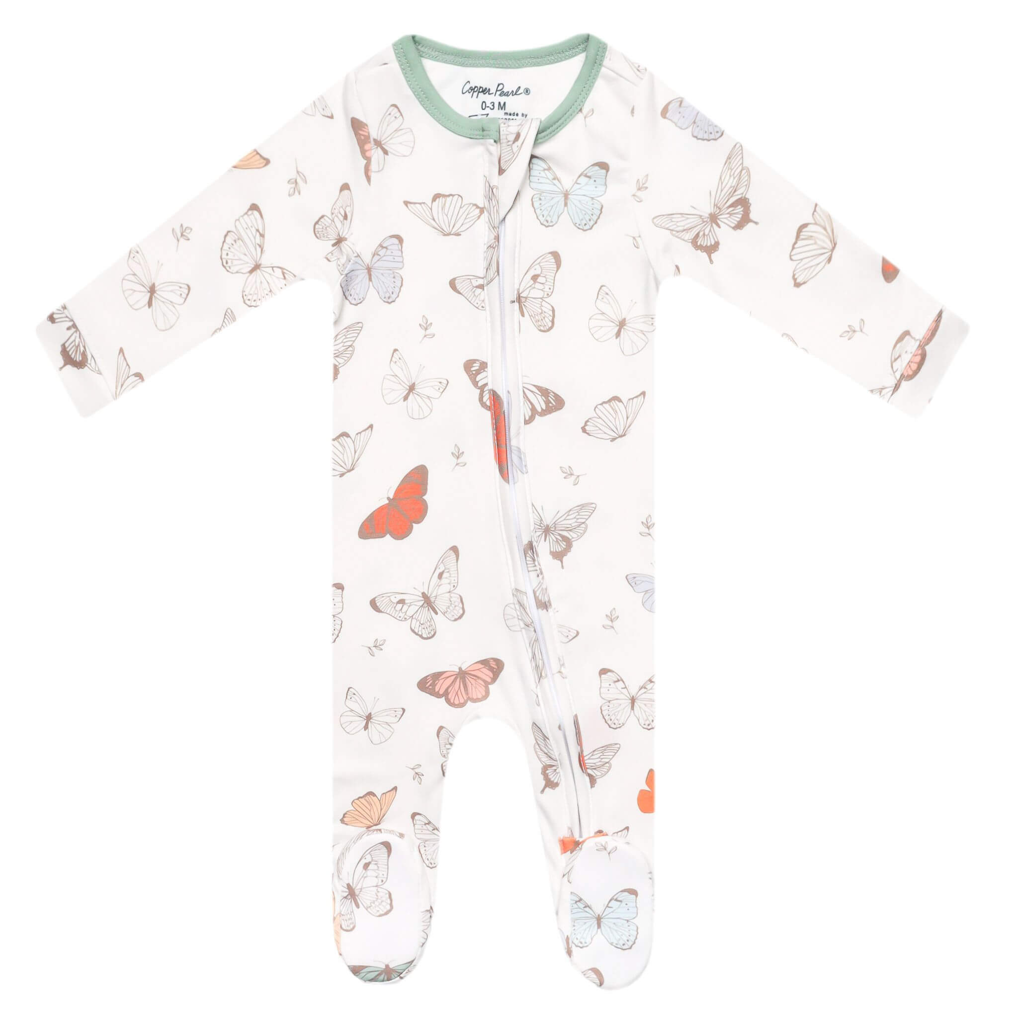 Zip Up Footie Pajama Set - Luna