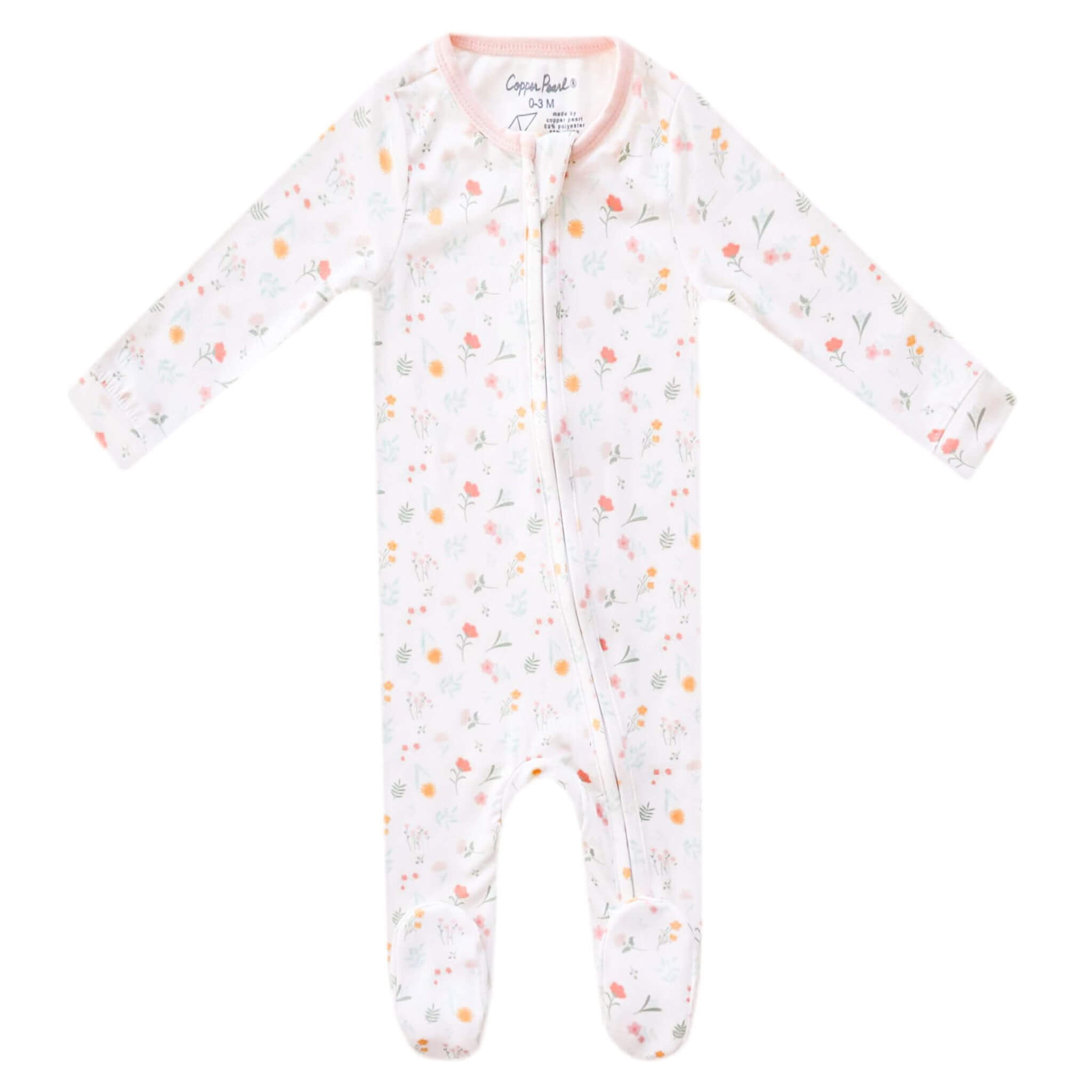 Zip Up Footie Pajama Set - Mabel