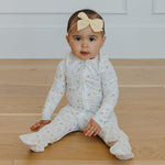 Zip Up Footie Pajama Set - Mabel