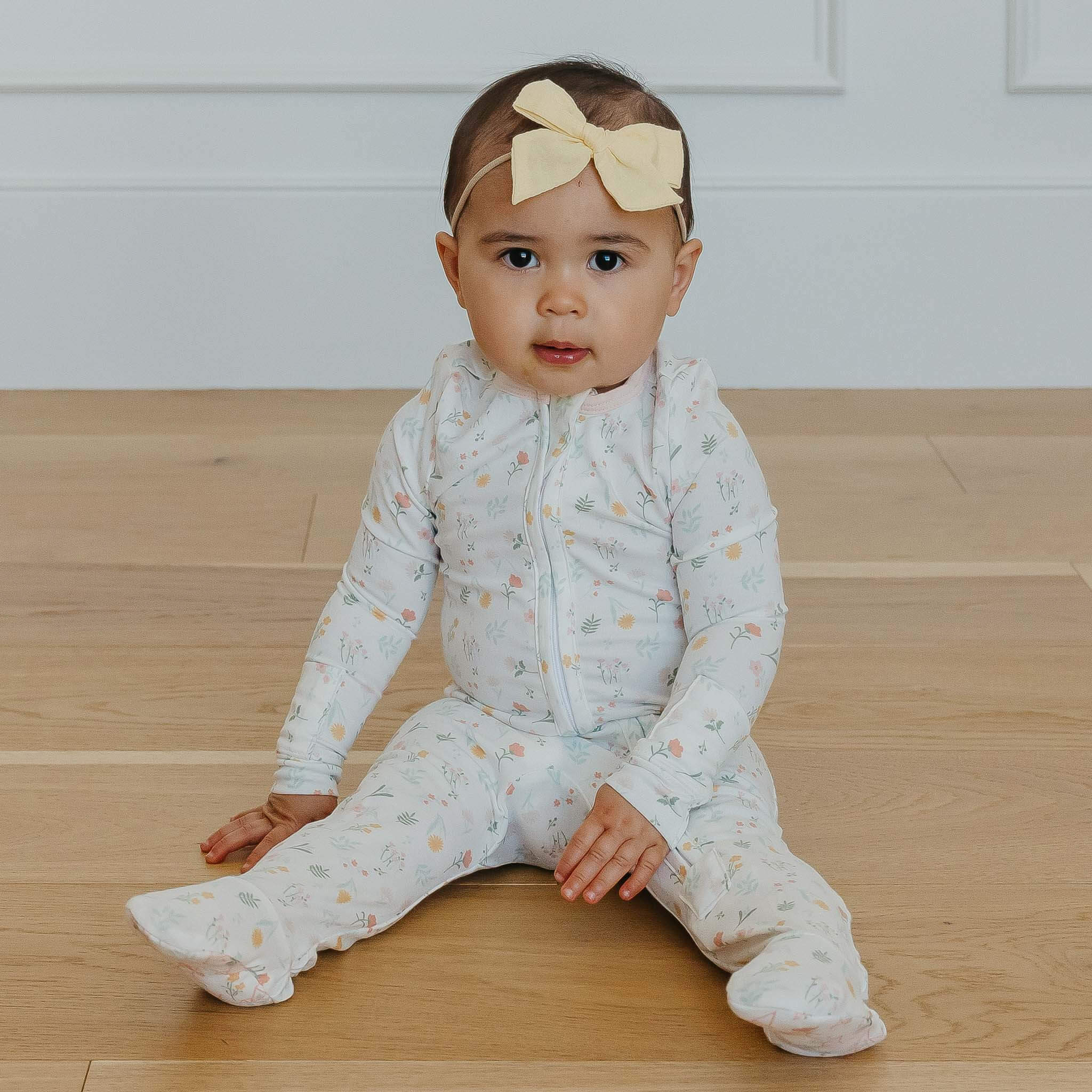 Zip Up Footie Pajama Set - Mabel