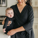 Zip Up Footie Pajama Set - Midnight