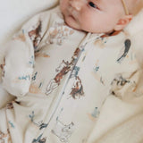 Zip Up Footie Pajama Set - Montana  