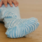 Zip Up Footie Pajama Set - Surf 