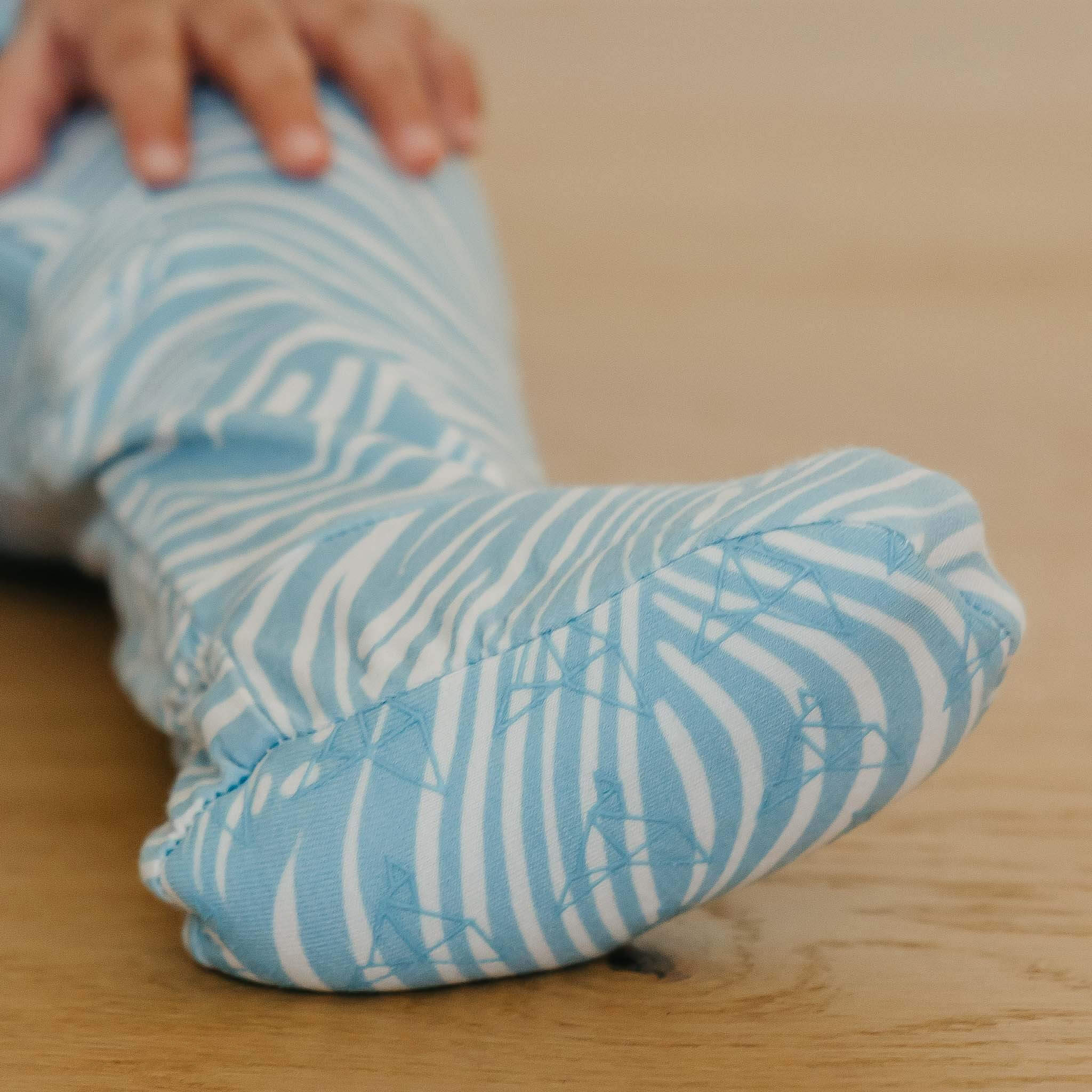 Zip Up Footie Pajama Set - Surf 