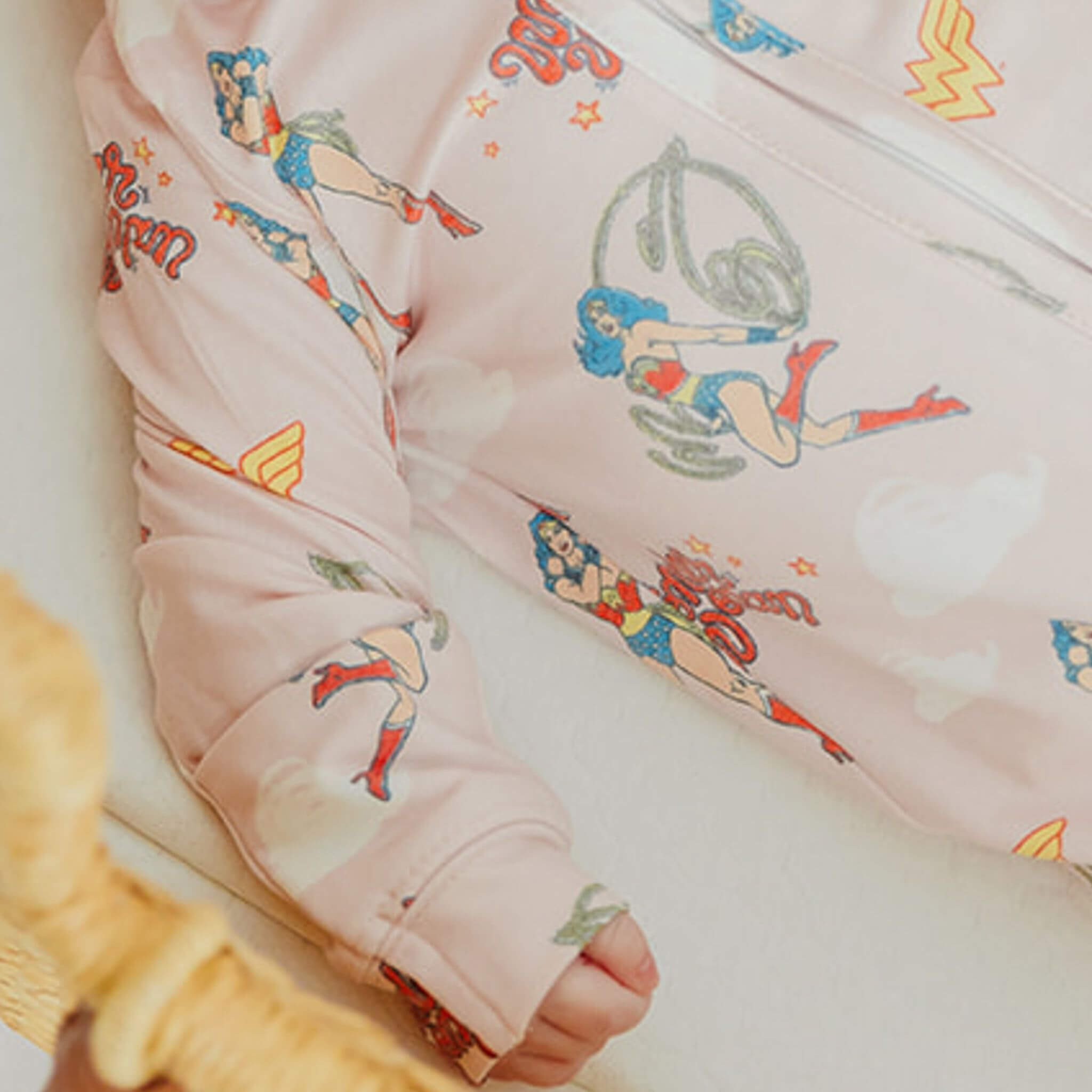 Zip Up Footie Pajama Set - Wonder Woman