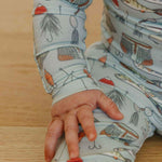 Zip-Up Footie Pajama - Trout