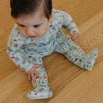 Zip-Up Footie Pajama - Trout