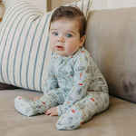 Zip-Up Footie Pajama - Trout