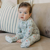 Zip-Up Footie Pajama - Trout