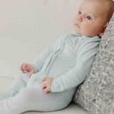 Zip-Up Footie Pajama - Air