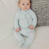 Zip-Up Footie Pajama - Air