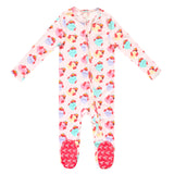Zip-Up Footie Pajama - Elmo Heart Candies