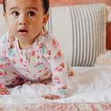 Zip-Up Footie Pajama - Elmo Heart Candies