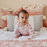 Zip-Up Footie Pajama - Elmo Heart Candies