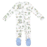 Zip-Up Footie Pajama - Hundred Acre Wood