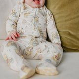 Zip-Up Footie Pajama - Hunny