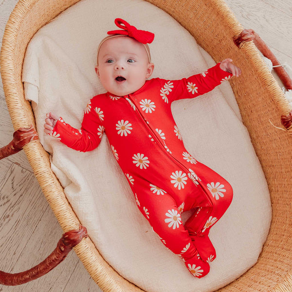 Bamboo Zip-Up Footie Pajama - Jessa – Copper Pearl