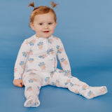 Bamboo Zip-Up Footie Pajama - Louise