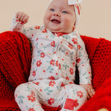 Zip-Up Footie Pajama - Noel