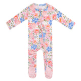 Bamboo Zip-Up Footie Pajama - Penelope