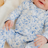 Bamboo Zip-Up Footie Pajama - Priscilla