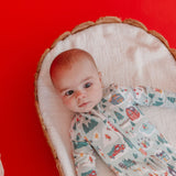 Zip-Up Footie Pajama - Snowy Slopes