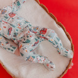 Zip-Up Footie Pajama - Snowy Slopes