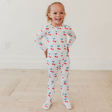 Bamboo Zip-Up Footie Pajama - Talia