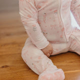 Zip-Up Footie Pajama - Adelia