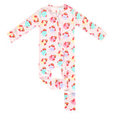 Convertible Zip-Up Footie - Elmo Heart Candies