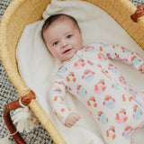 Convertible Zip-Up Footie - Elmo Heart Candies