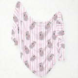 Knit Swaddle Blanket - Diet Coke Can Striped