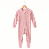 Bamboo Waffle Footie - Darling